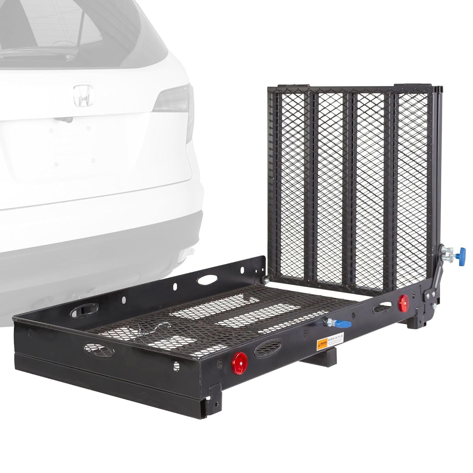 Silver Spring 48″x28″ Folding Wheelchair Carrier w/Ramp & Hitch Mount (Open Box)