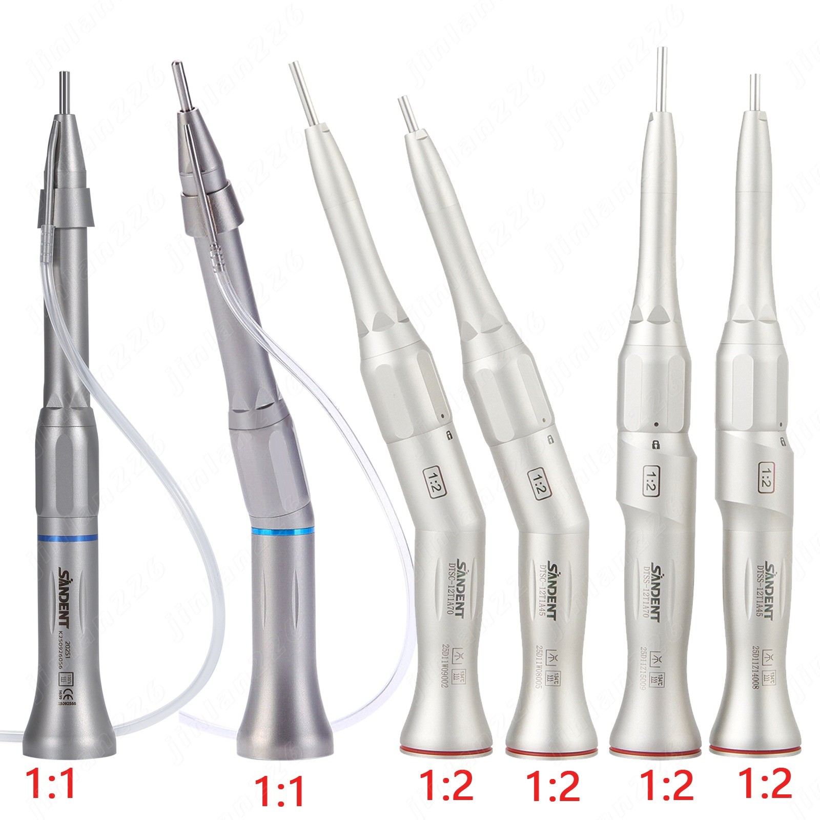 Dental Surgical Straight Handpiece 1:1 1:2 Oral Surgery 20 Degree External /Nose