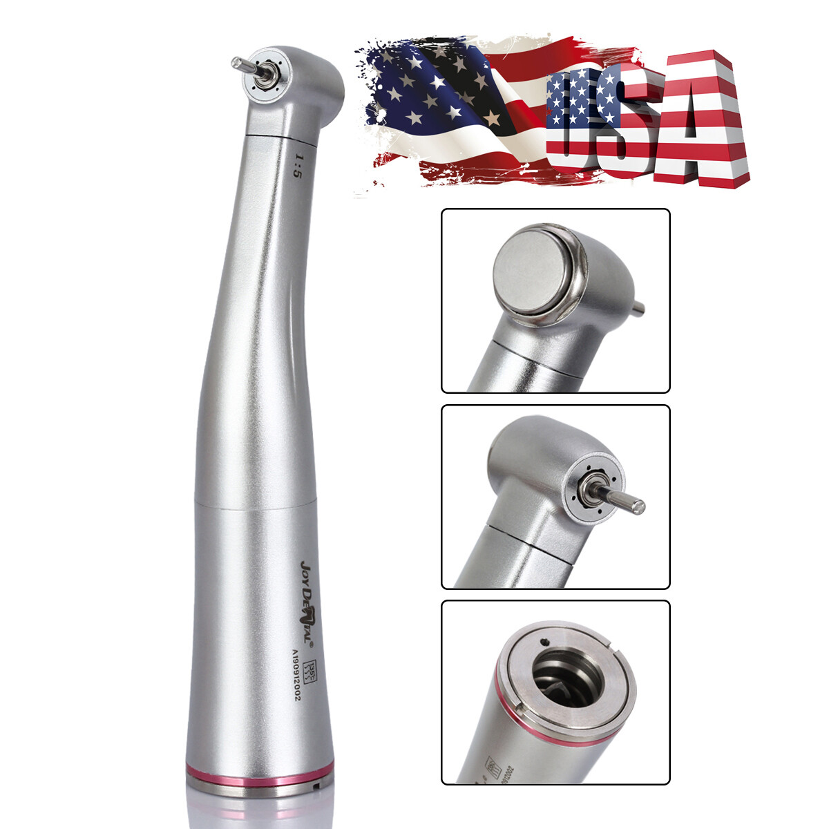 AZDENT Dental Electric LED Brushless Micro Motor/1:1/1:5 1:4.2 LED Handpiece