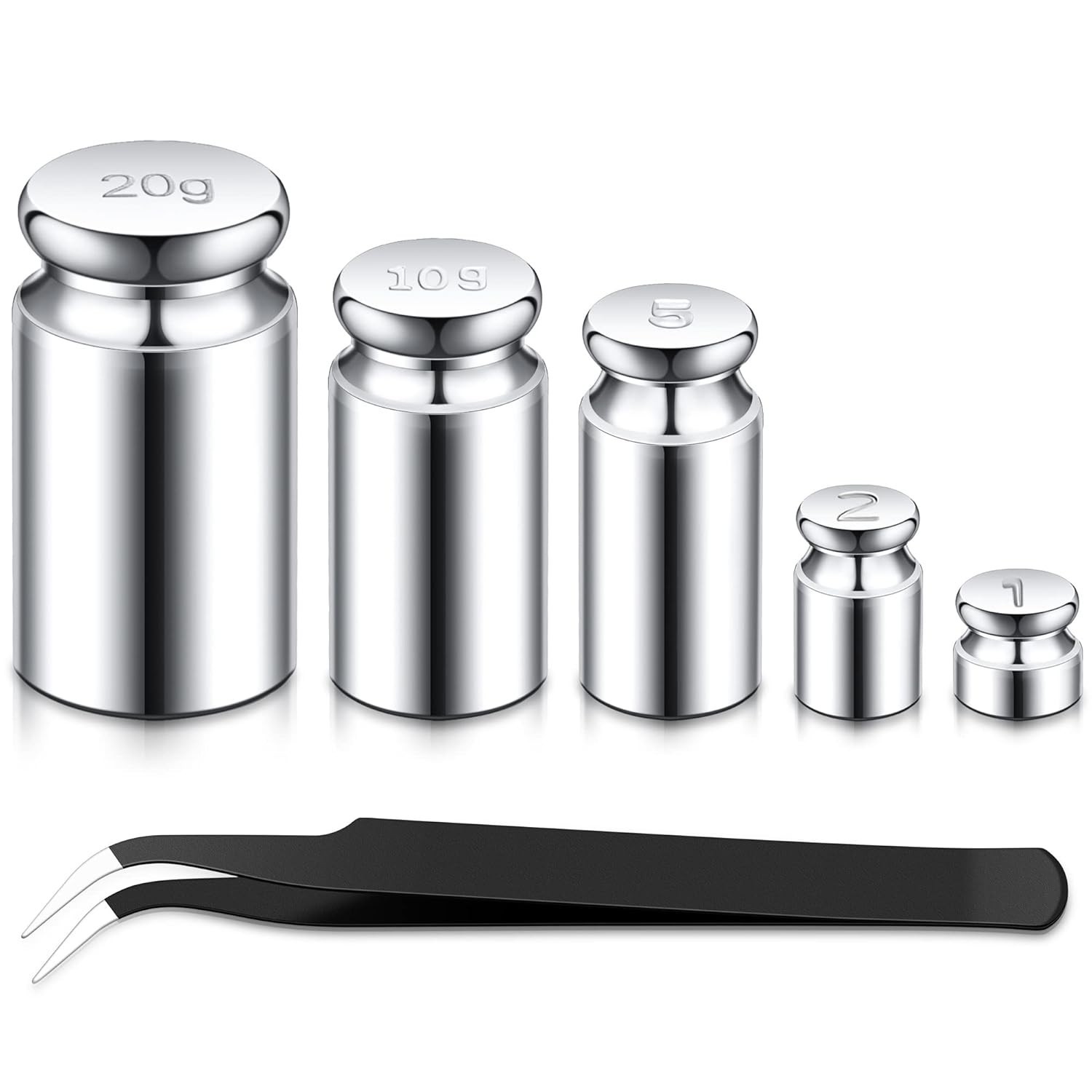 Calibration Weight g 2g 5g 0g 20g Calibration Gram Scale Weight Set for Digit…