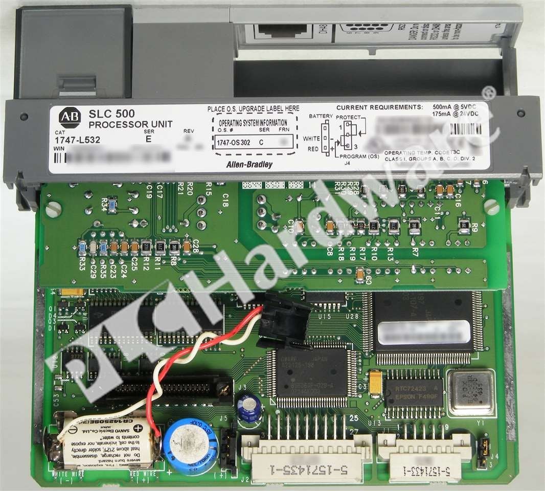 Open Pre-owned Allen Bradley 1747-L532 /E SLC 500 5/03 DH-485/RS-232 Controller