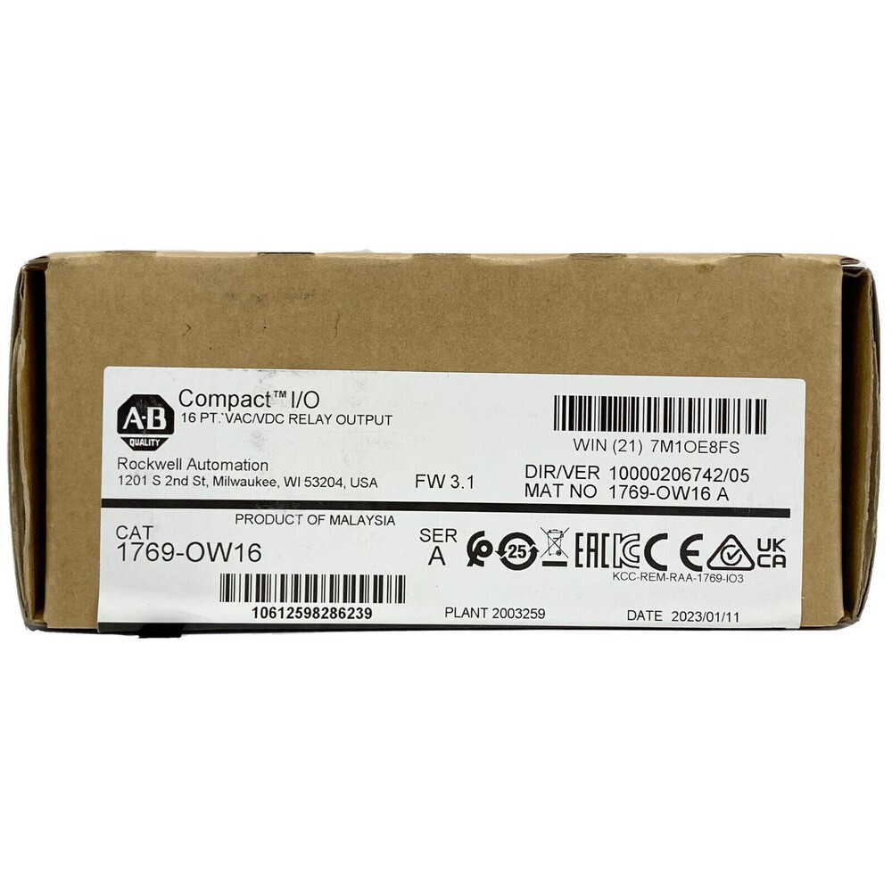 New Sealed Allen-Bradley 1769-OW16 CompactLogix Relay Output Module US Free Tax
