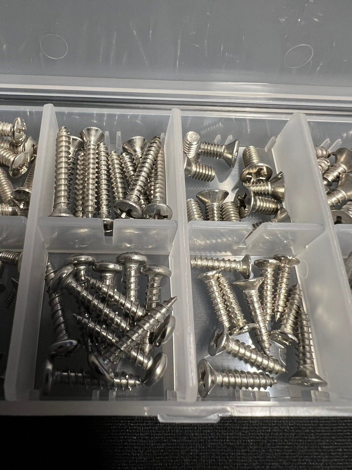 Assorted Small Stainless Steel Screws 120 PiecesHigh Quality