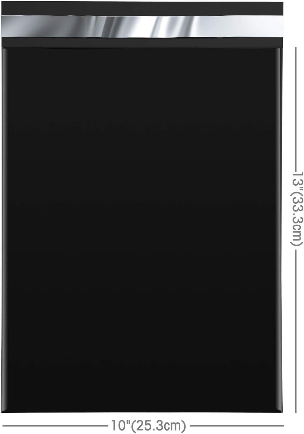 Jiaro Pack Poly Mailers Small Shipping Bags Envelopes 10×13″ 100 Pack Black