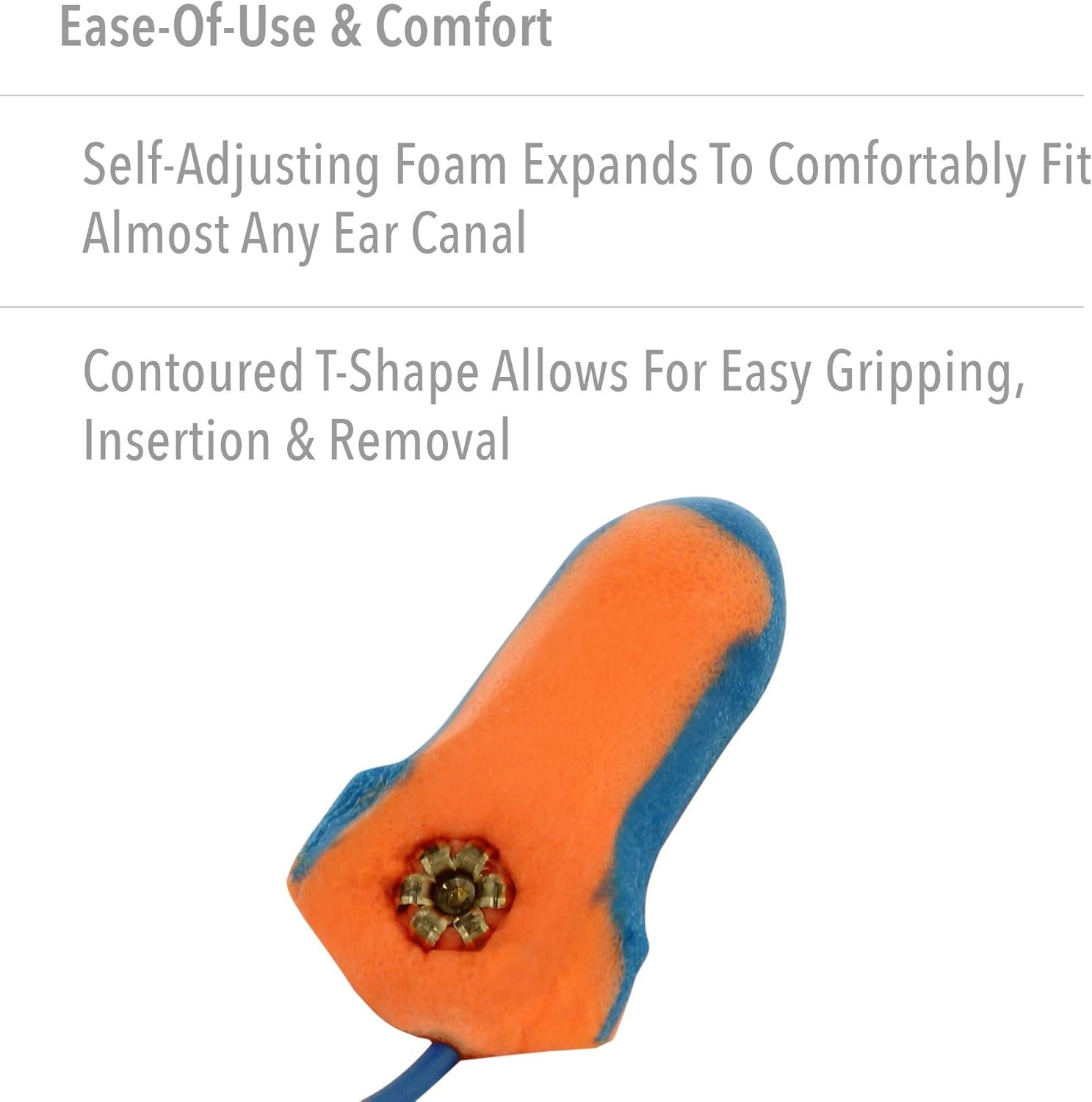 Howard Leight by Honeywell LT-30 Laser Trak Single-Use Earplugs, Corded, 32NRR,