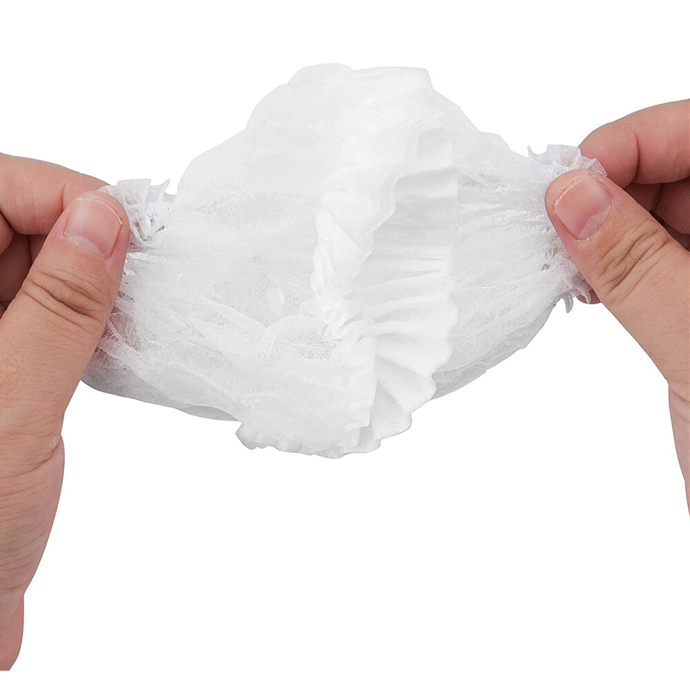 100-1000 Count Disposable Hair Net Non-Woven Head Bouffant Hair Cap 24″ White
