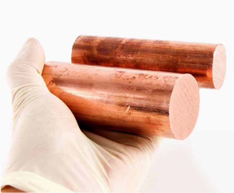 Length 100/150/200/250/300mm 99.9% Pure Copper T2 Cu Round Rod Rar Dia 8mm-100mm