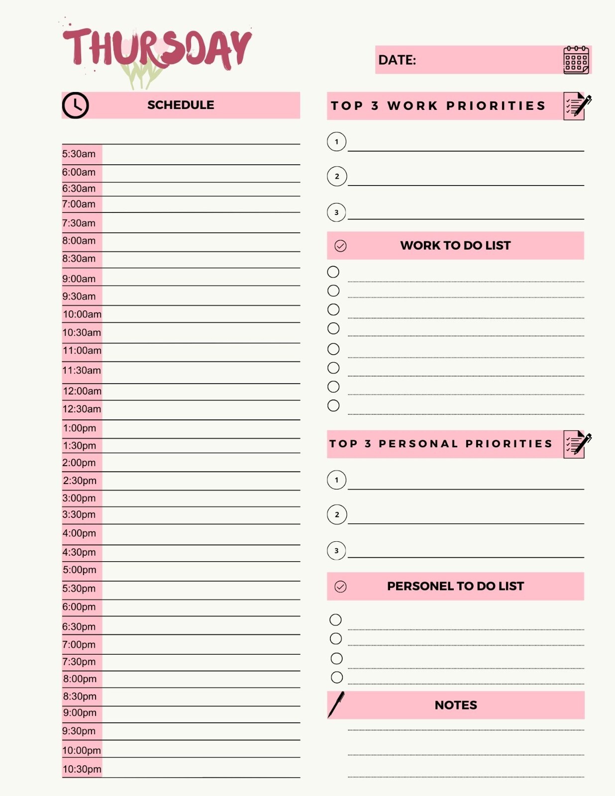 Digital Planner | Work From Home Goodnotes iPad Planner Digital Journal Pdf