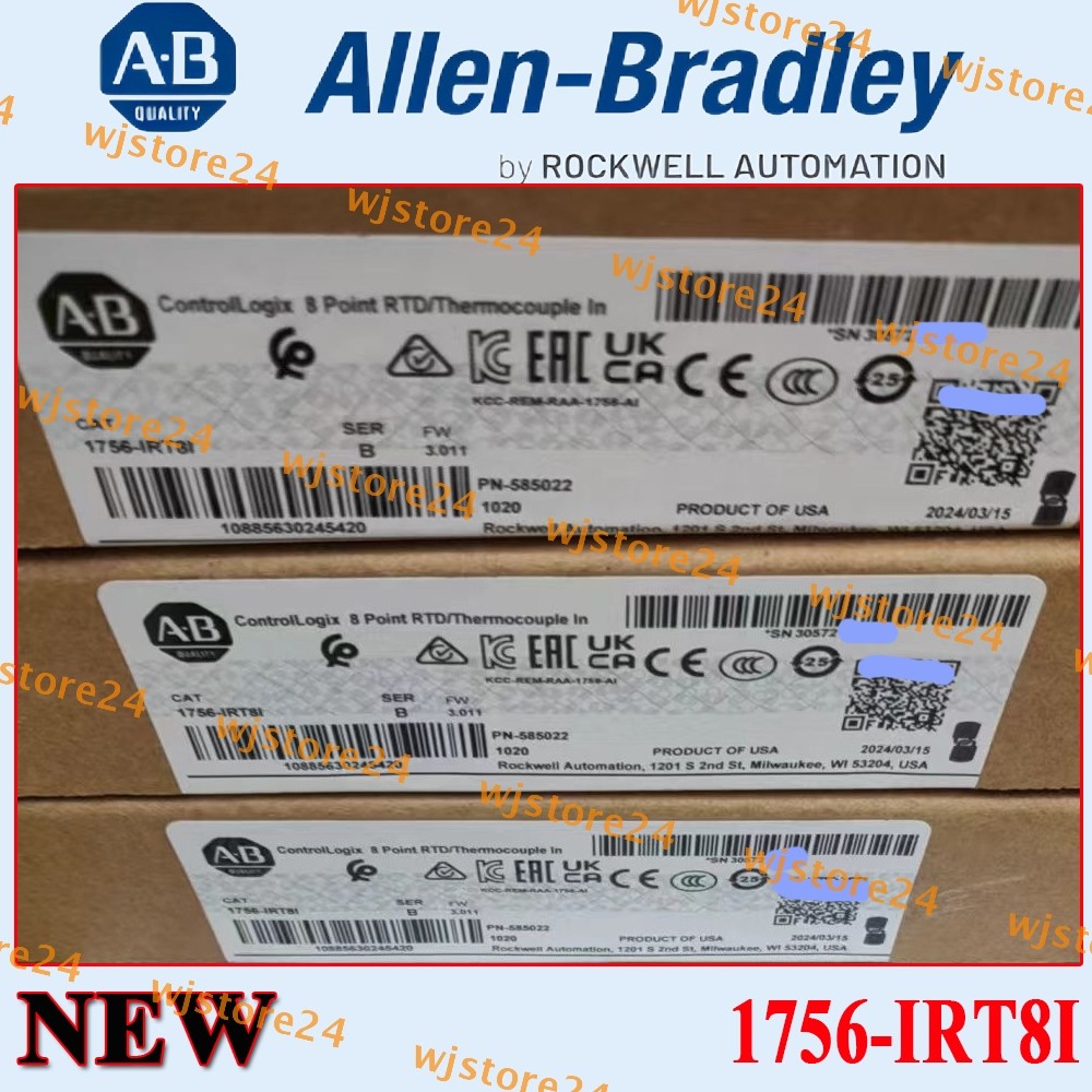 2023 FACTORY SEALED PLC-AB 1756-IRT8I /A RTD Thermocouple ControlLogix