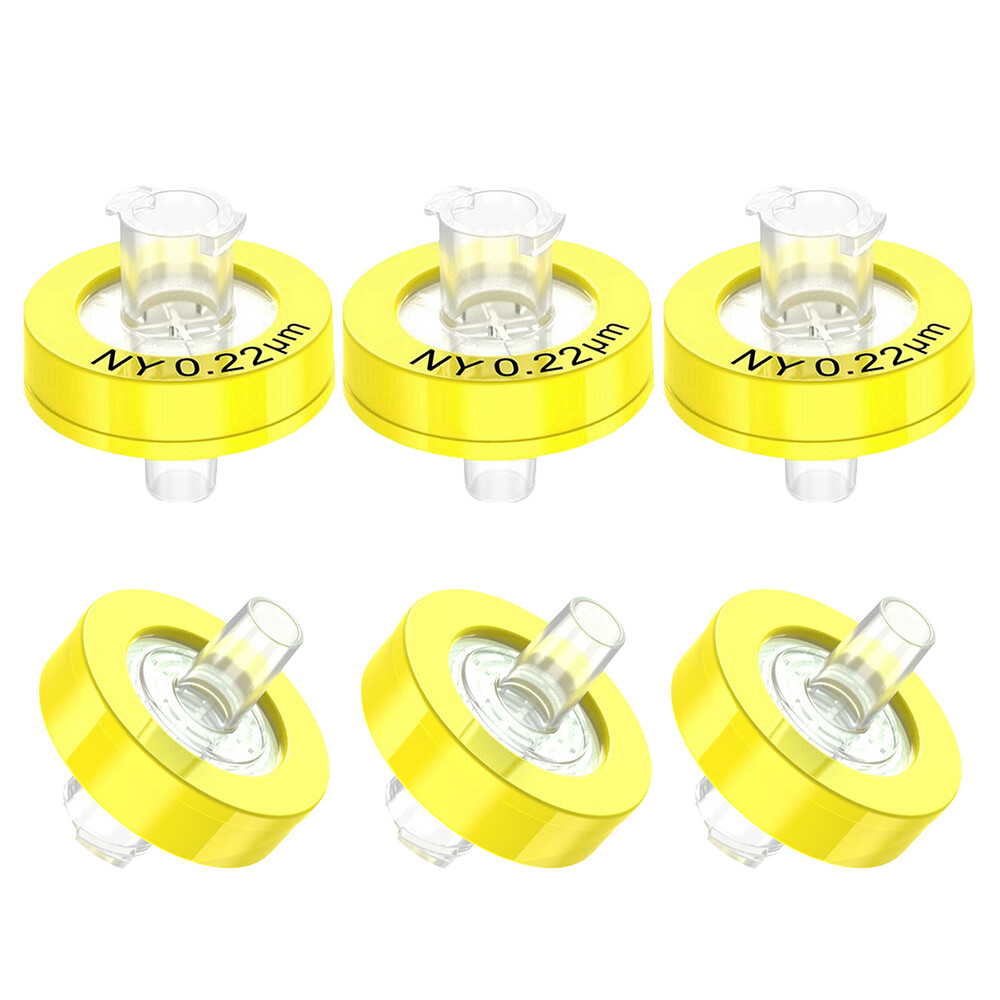 100PCS Nylon NY Syringe Filter 13mm 25mm Diameter 0.45 um 0.22 μm Pore Size HPLC
