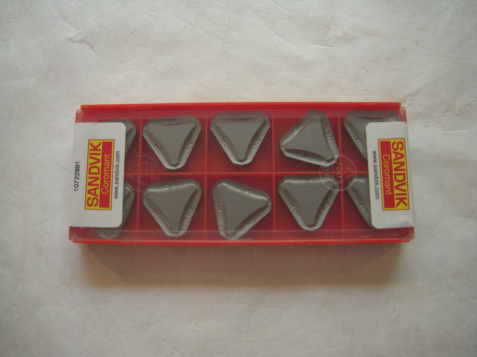 NEW 10PCS 1 PACK SANDVIK COROMANT TNHF 12 04 AN-WL HM INDEXABLE CARBIDE INSERTS