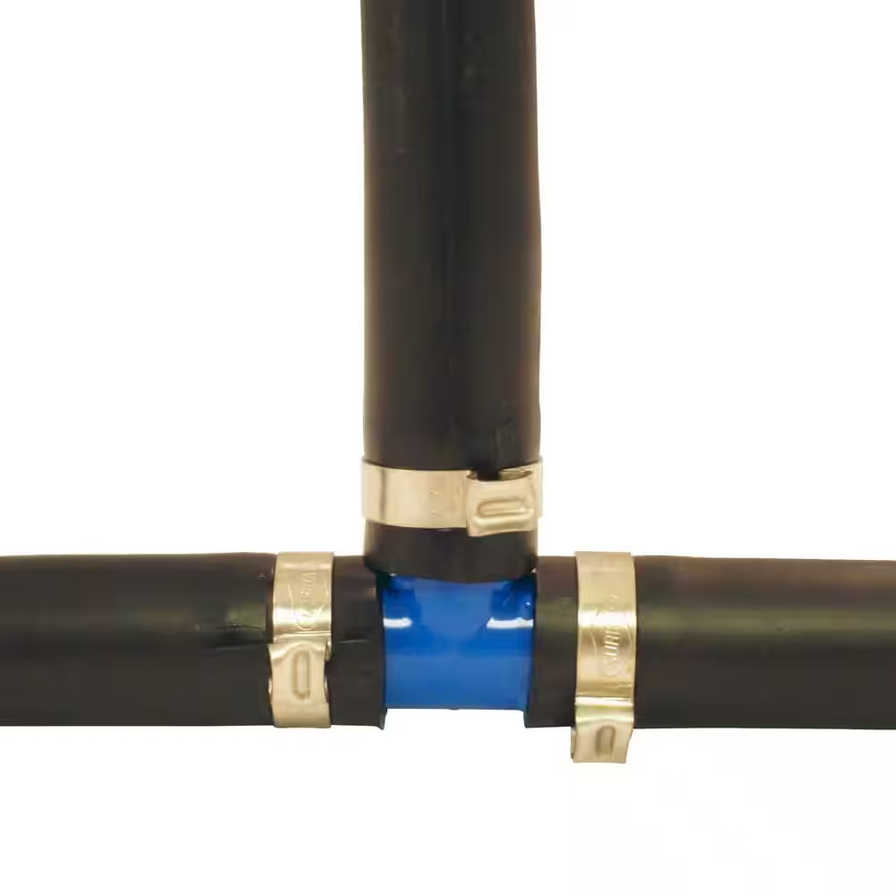1/2″ Barb Insert Blue Twister Polypropylene Tee Fitting – Durable and Versatile
