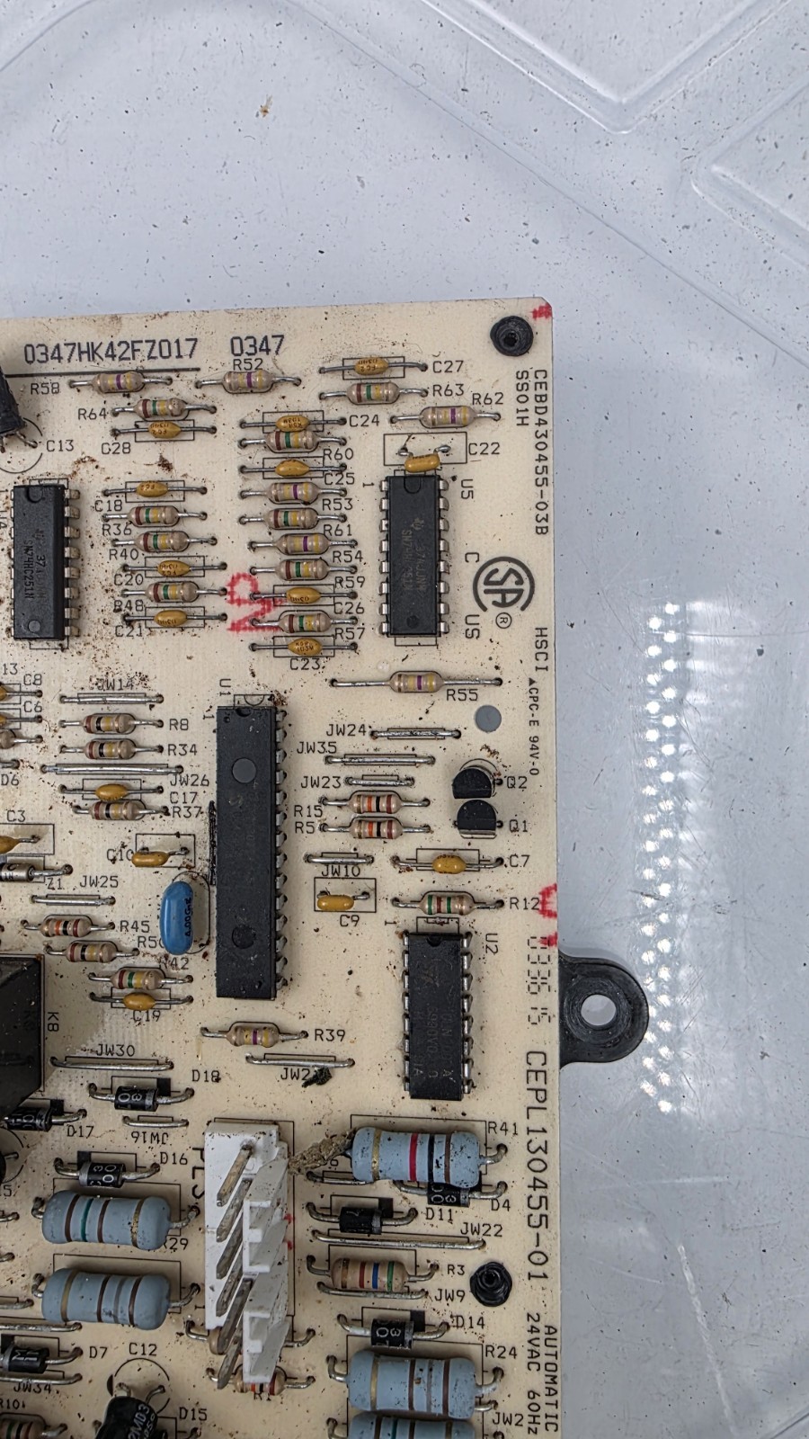 Furnace Control Circuit Board CEBD430455-03B CEPL130455-01 Carrier Bryant