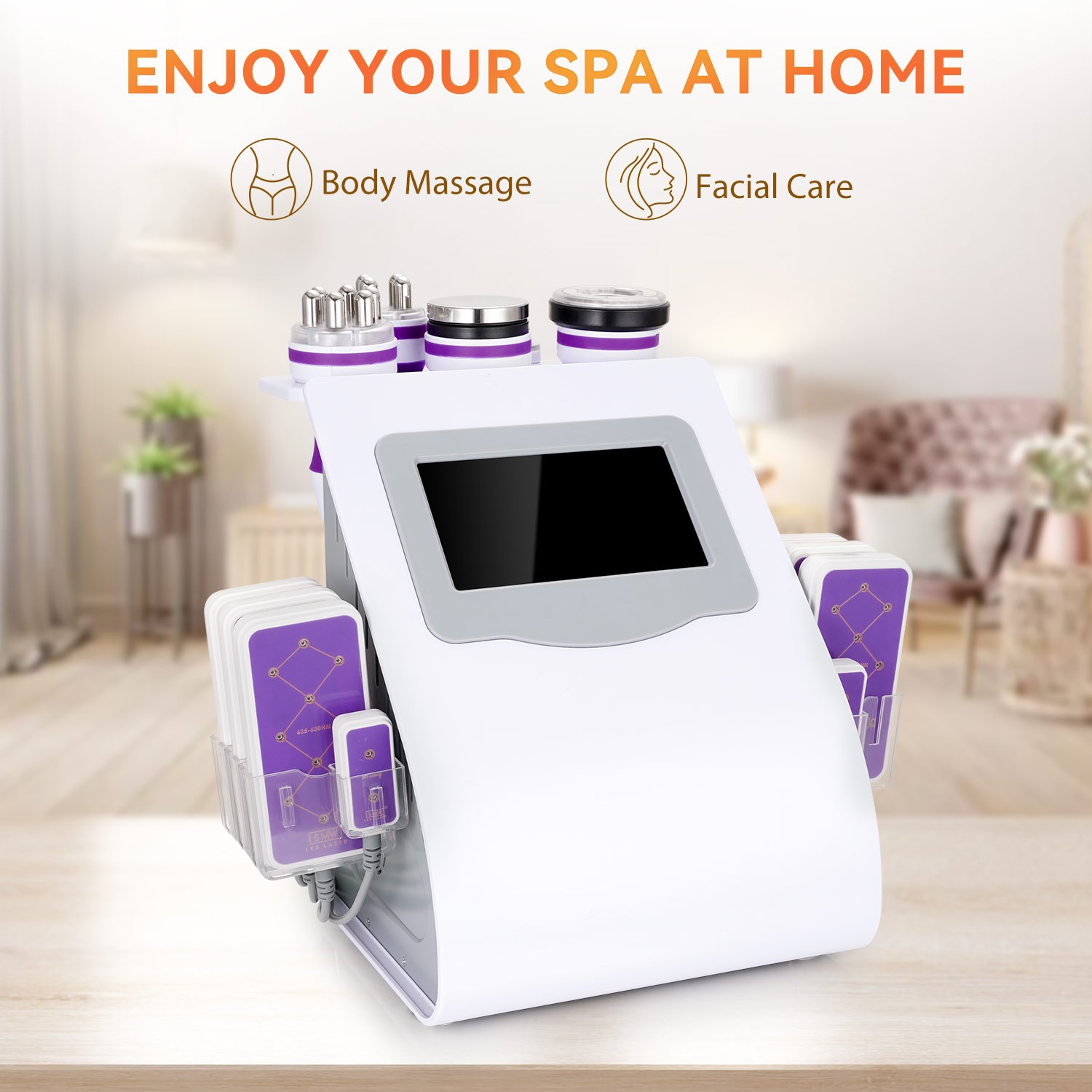 6 in 1 Beauty Machine for Body Massage Facial Skin Care Skin Lifting Lost Weig8