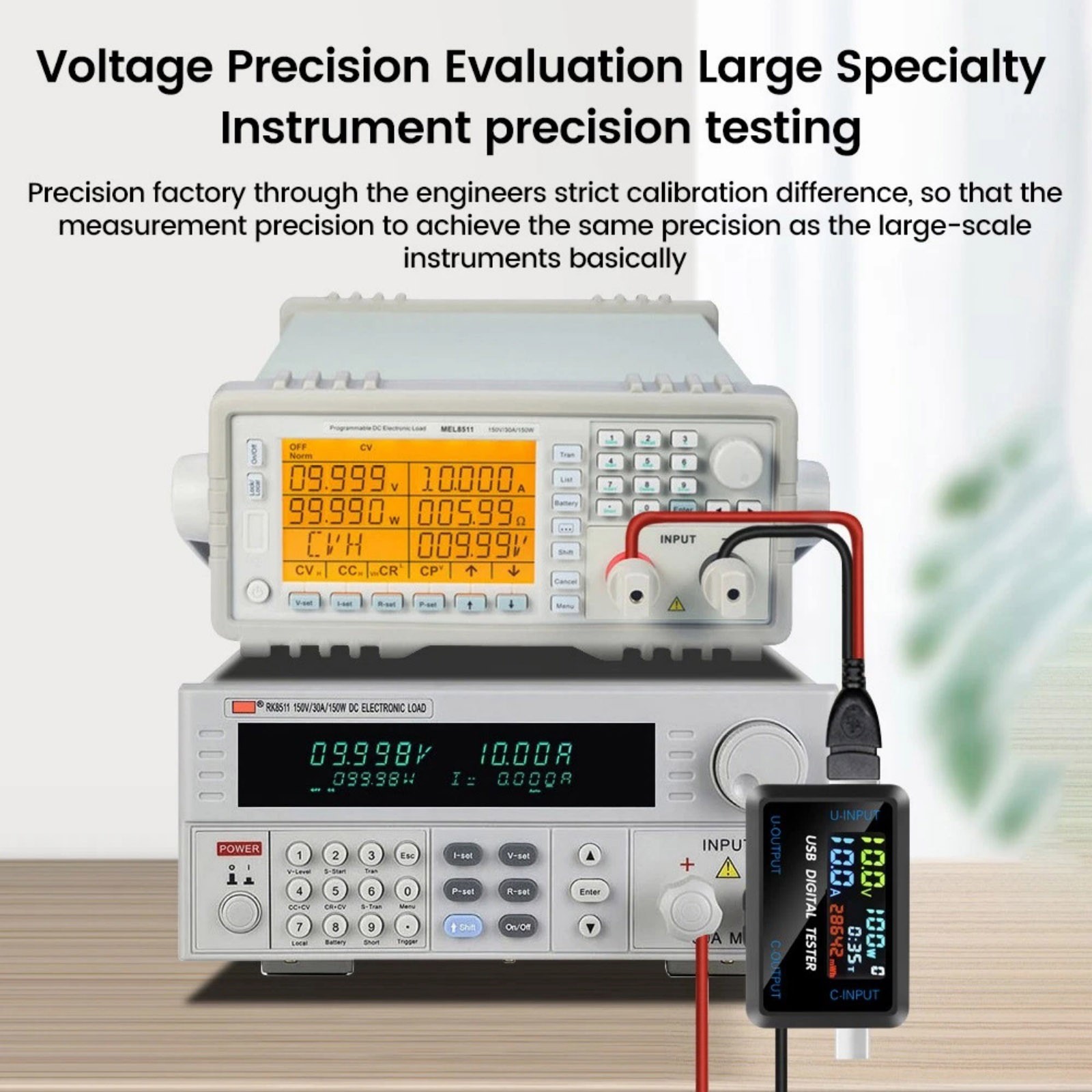 Portable USB C Voltmeter Current Meter Tester for Power Bank Charger Cable Test