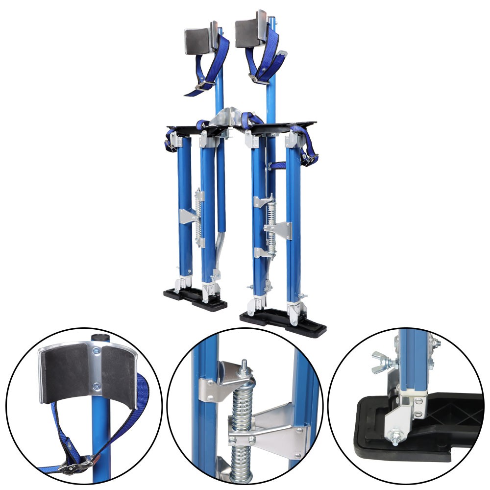 Aluminum Stilt Drywall Painting Stilts 24-40 Inch For Painter Taping Tool Silver
