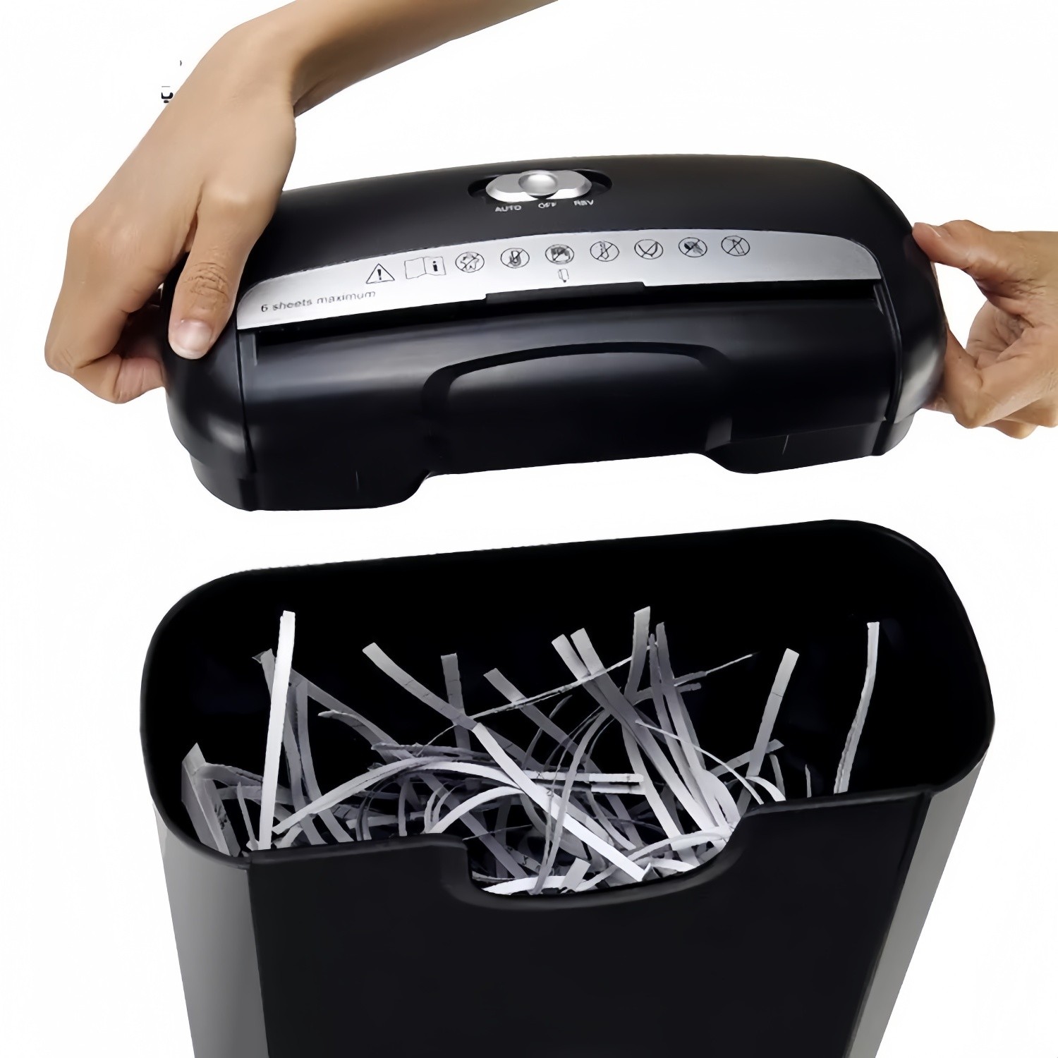 1Pack 10L Electric Paper Shredder Home Office DVD CD Credit Card Heavy Duty