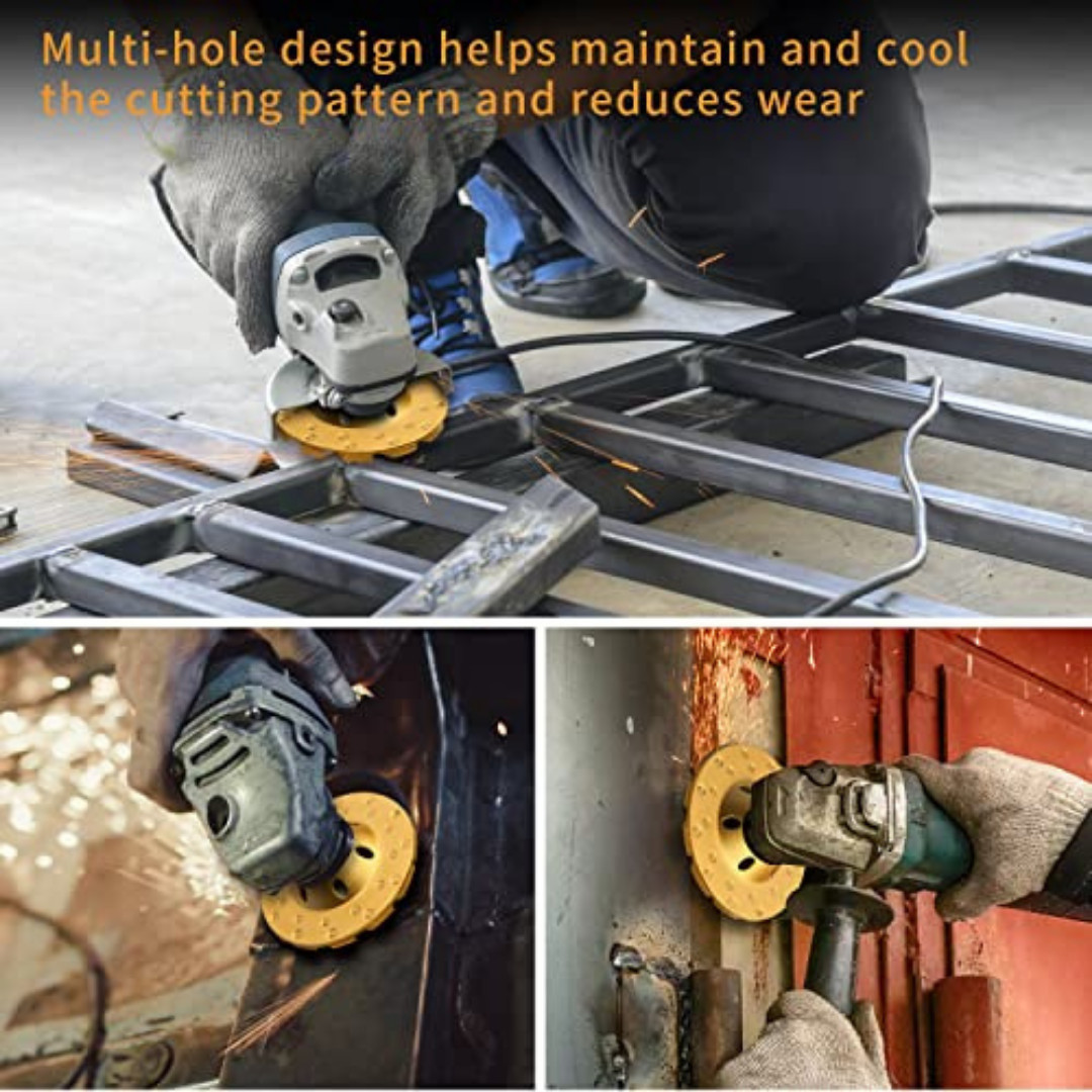 2 Pcs 4 inch Diamond Segment Grinding Wheel Disc Grinder Cup Concrete Stone Cut