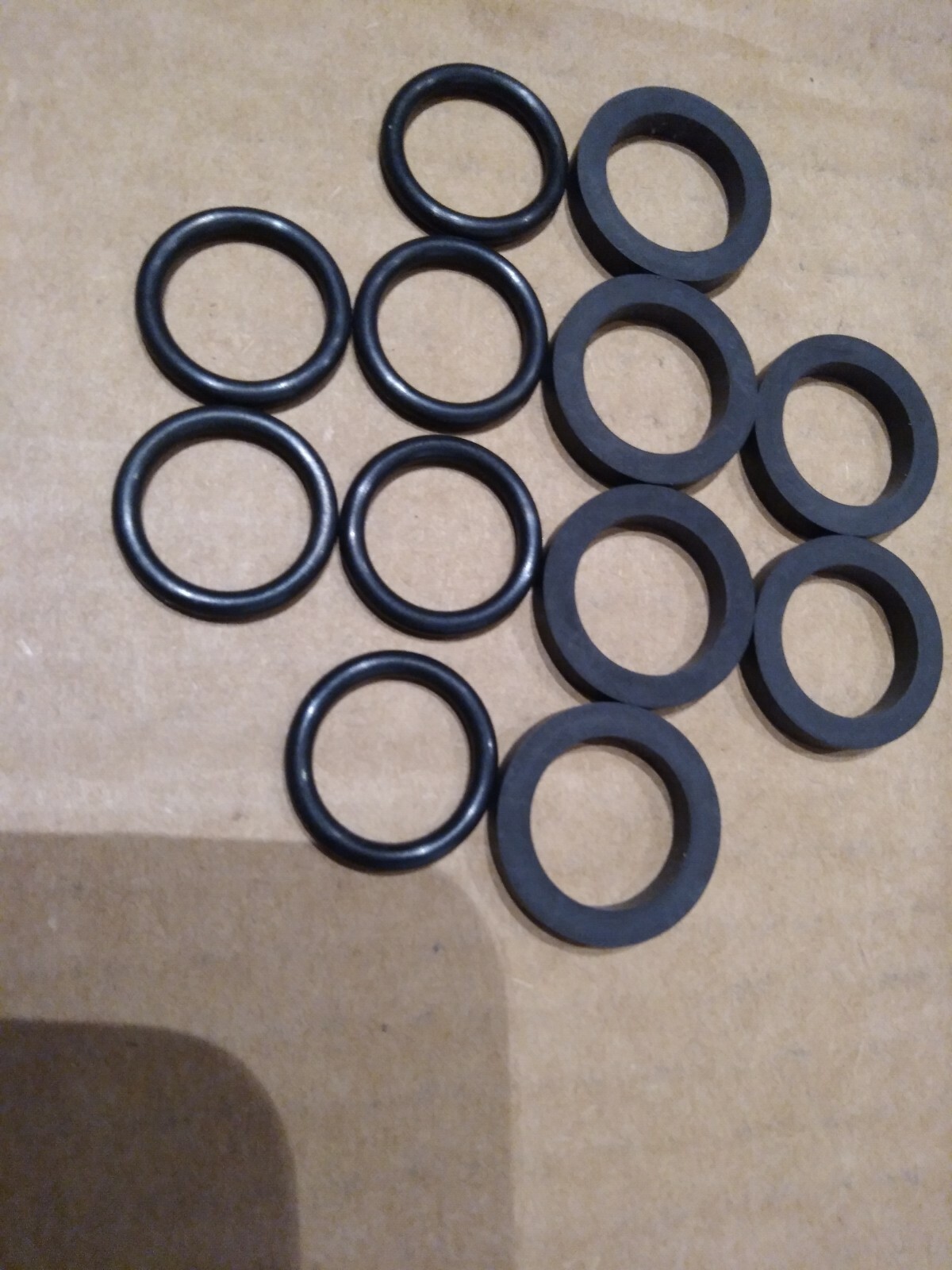 6 PROPANE TANK CYLINDER CONNECTOR COUPLER SEAL KIT FORKLIFT REGO GASKET O-Ring