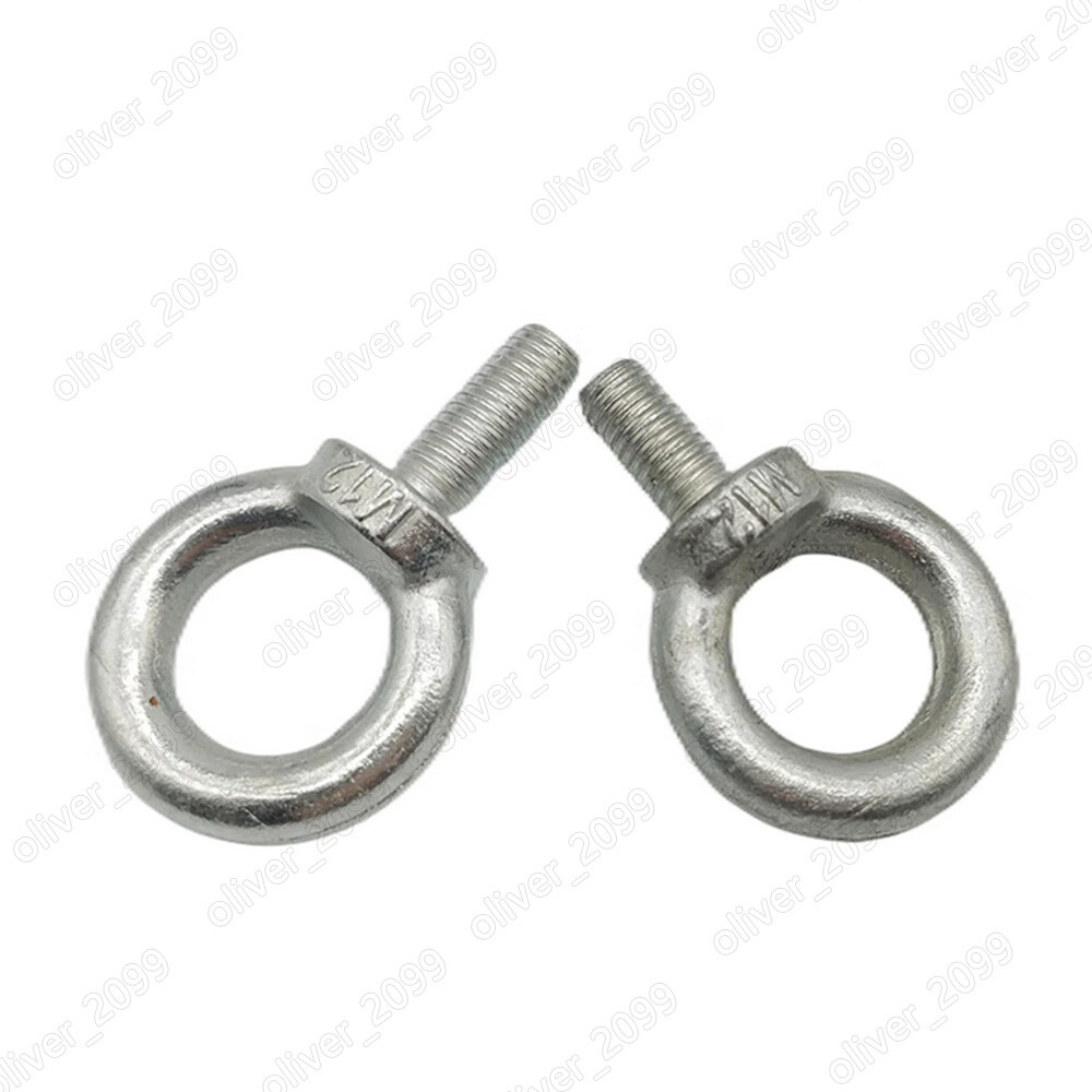 Galvanized Steel Lifting Eye Bolts M6 M8 M10 M12 M14 M16 M18 M20 M22 M24 M30 M36