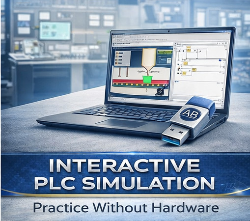 Allen Bradley PLC Trainer / Training & SIMULATOR | CD