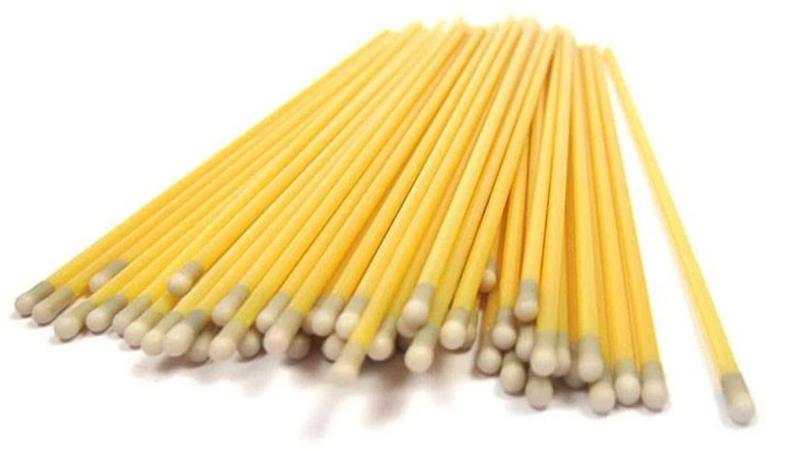 Silver Nitrate Sticks 6″ Caustic Applicator 100/Tube Double Dipped, exp 2027