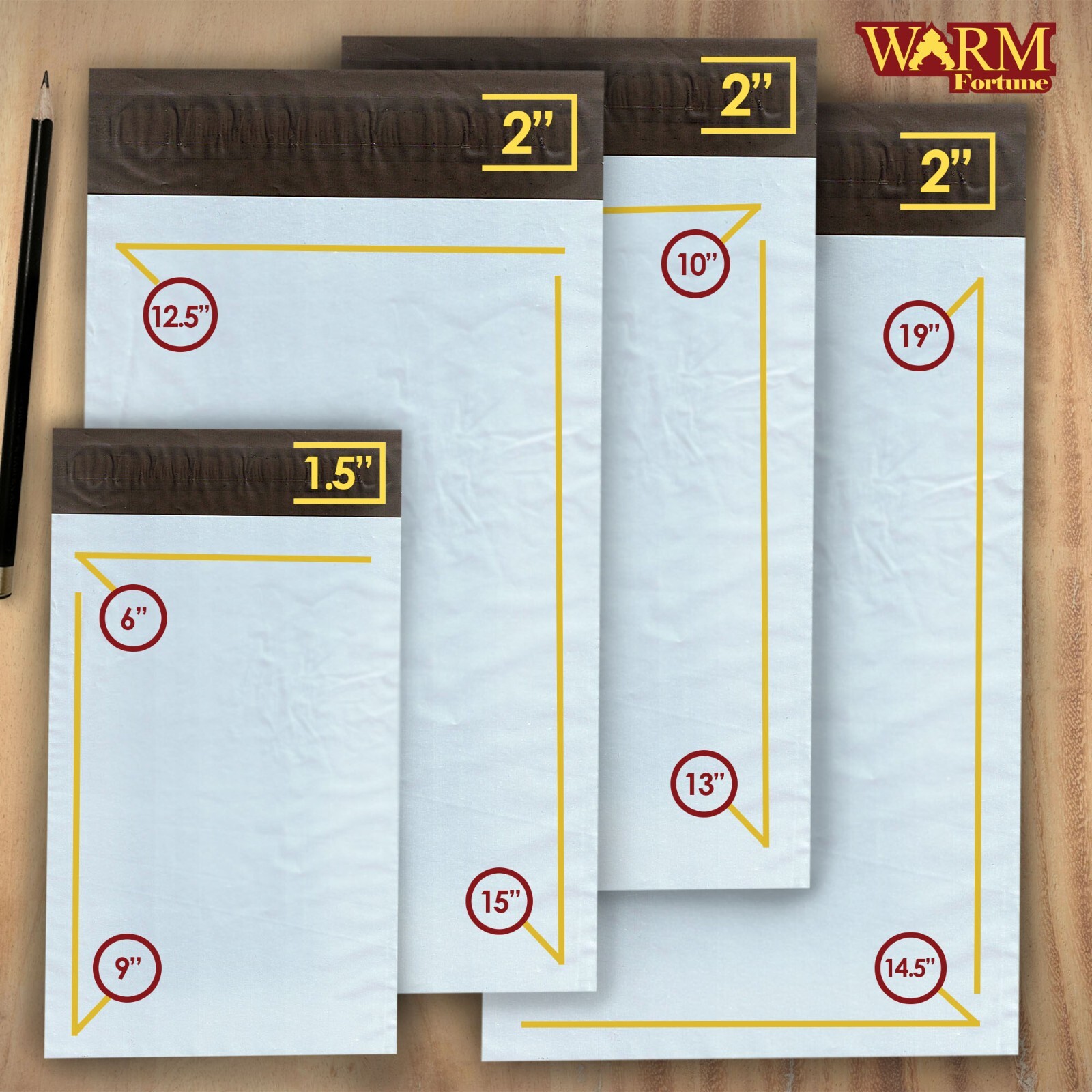 Poly Mailer Shipping Bags Self Sealing Mailing Bag 6×9 10×13 12×15.5 14.5×19