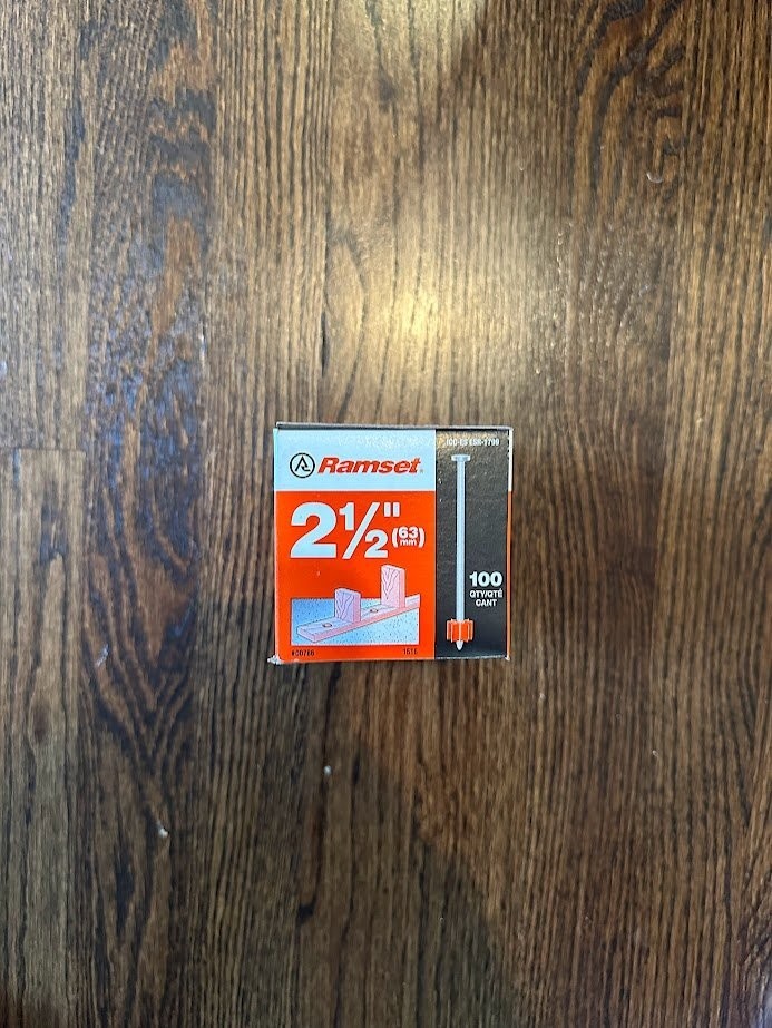 Ramset 1516 Drive Pin 2-1/2″ Box of 100