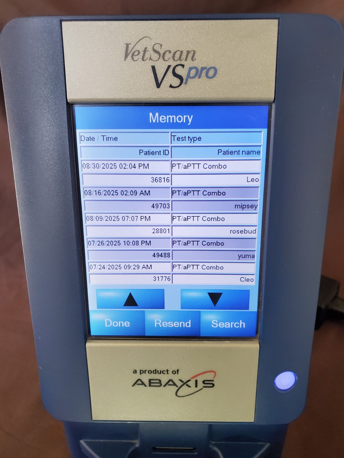 ABAXIS ZOETIS VSPRO VETERINARY COAGULATION BLOOD ANALYZER PT APTT FIBRINOGEN