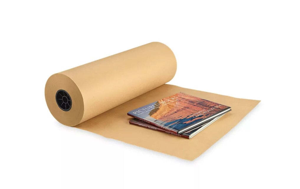 Pick 1-4 Rolls 24″ x 1200 Feet Brown Kraft Paper 30 lb Weight Wrapping Packing