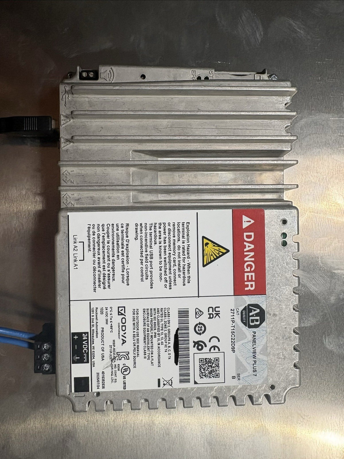 Allen Bradley 2711P-T15C22D9P /B PanelView Plus 7 15″
