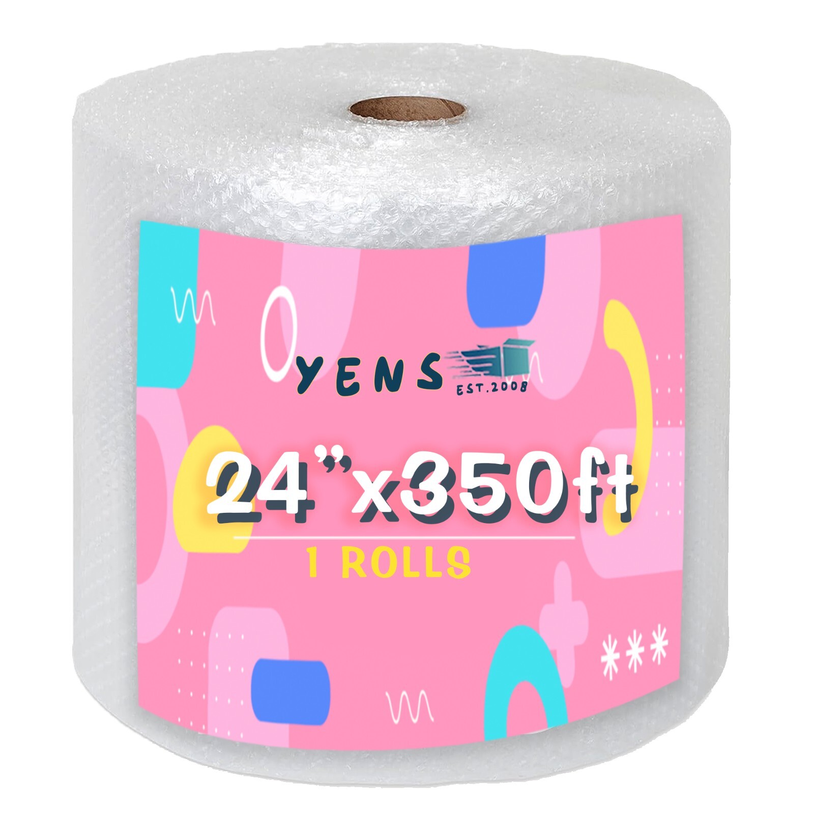 3/16″x 24″ Small Bubbles Packing Wrap Perforated 350ft bubble Mailing / Shipping