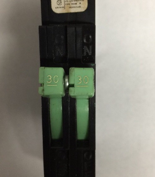 ZINSCO SYLVANIA GTE RC38 30 Amp 2 Pole Circuit Breaker w/240V Pin – Ships Today!