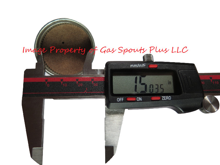 2pk 1-1/2″ Vented Metal Gas Can Cap w/ Cardboard Liner Eagle Briggs Stratton Lid