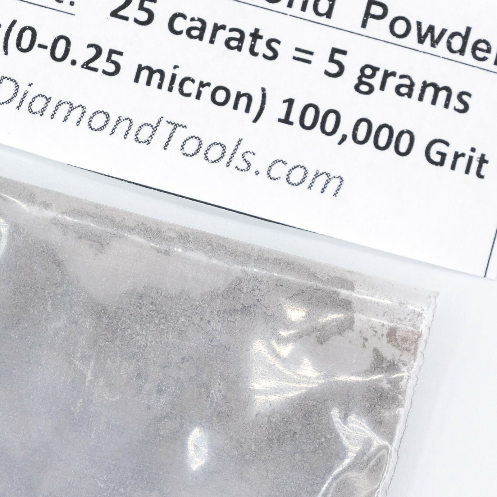TechDiamondTools Diamond Powder 100,000 Grit 0-0.25 Microns, 25 cts = 5 Grams