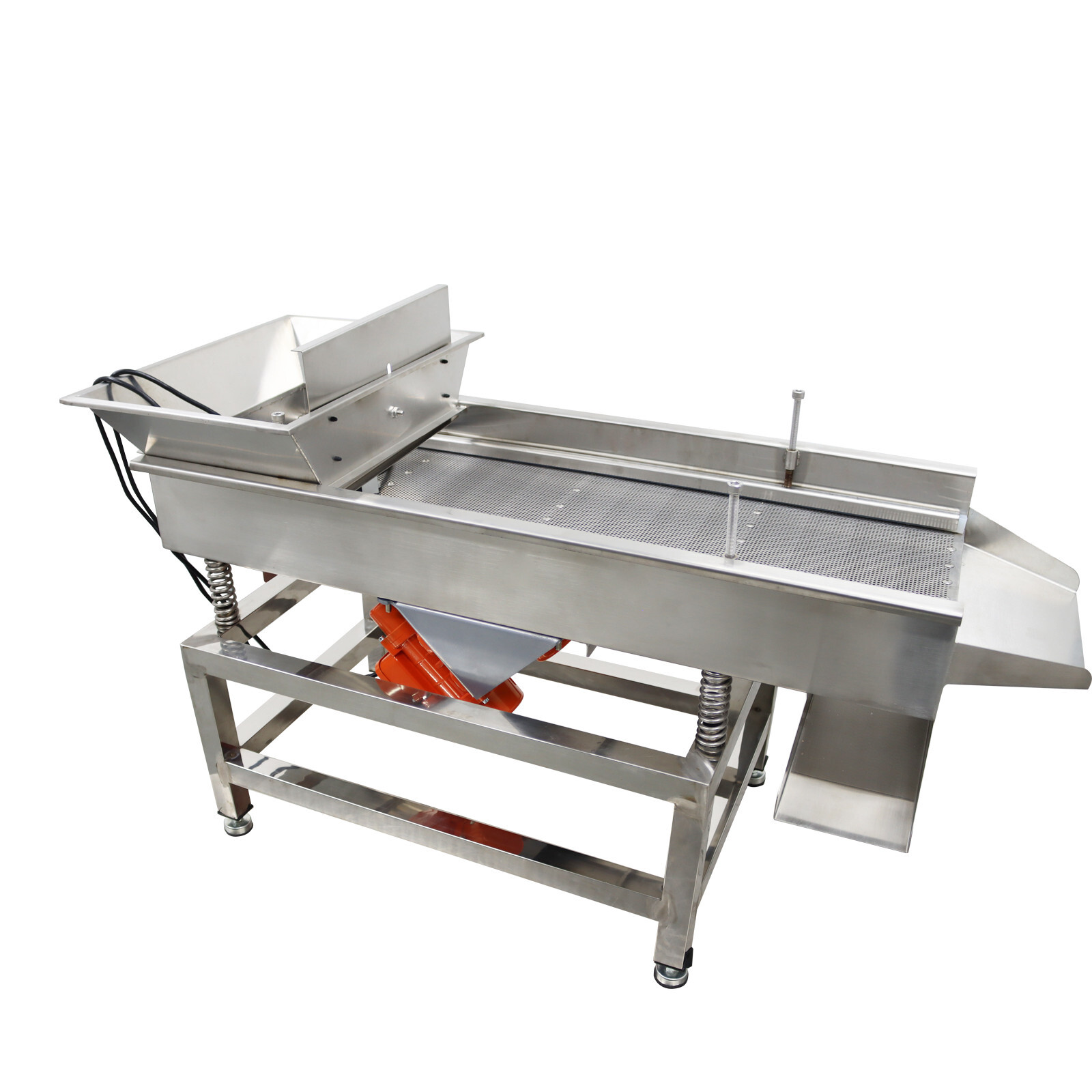TB610 110V Stainless Steel Linear Vibrating Screen with 3mm Screen Dual Motor