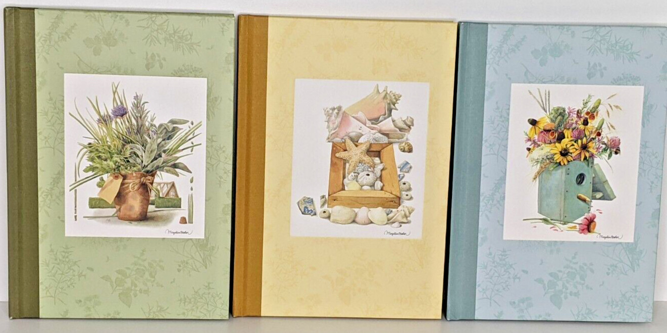 Hallmark Marjolein Bastin 3 JOURNALS Hardcover Discover Renew Bloom