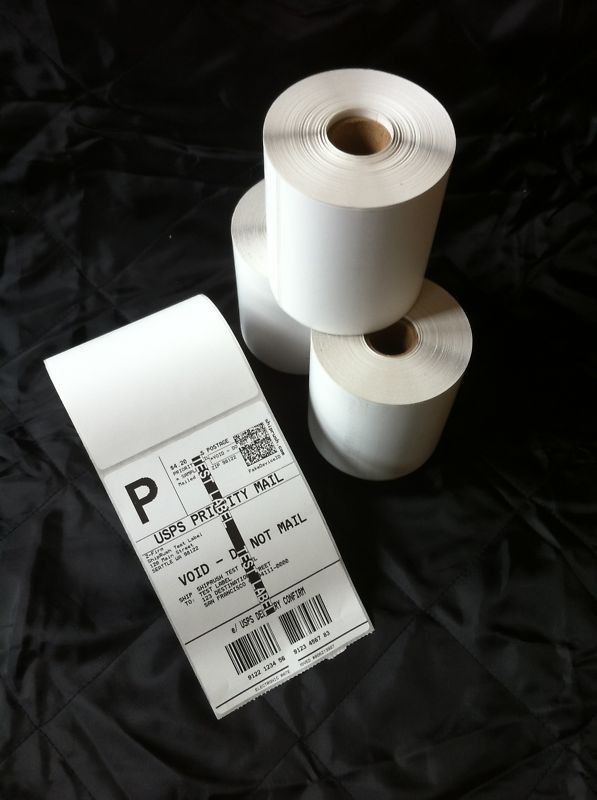 4×6 Direct Thermal Labels Premium Zebra Eltron 2844 ZP450 Compatible 250 Rolls