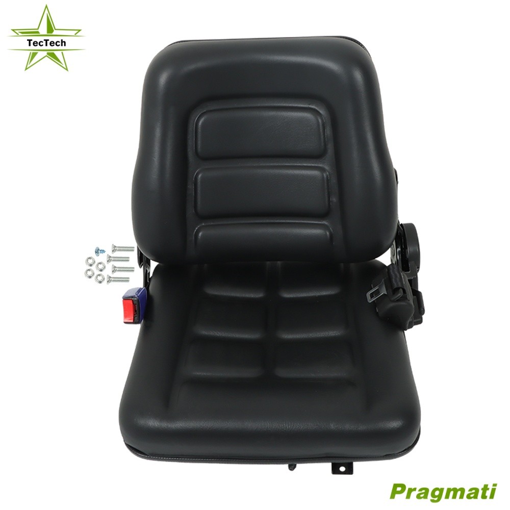 New Universal Adjustable Forklift Tractor Seat Suspension Seat With Safety Belt
