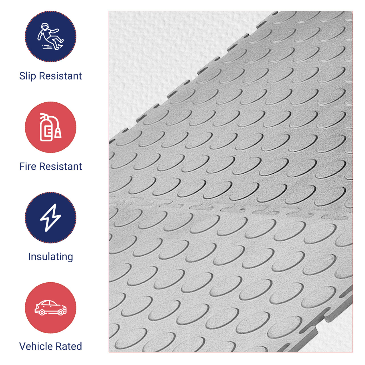 4.5 mm – T-Joint SupraTile Coin or Textured – 12 Tiles Per Case