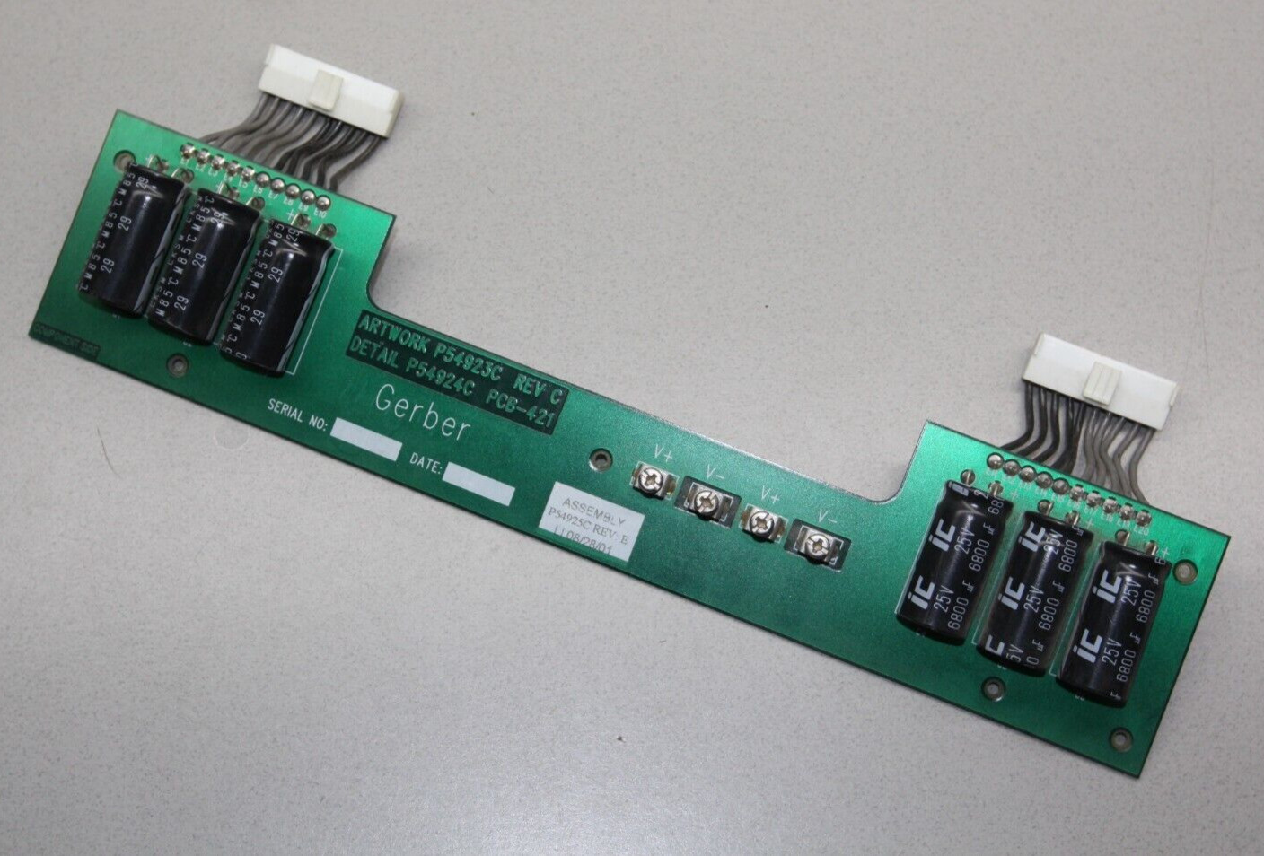 Gerber Edge 2 II Printhead Circuit Driver Board P54925C