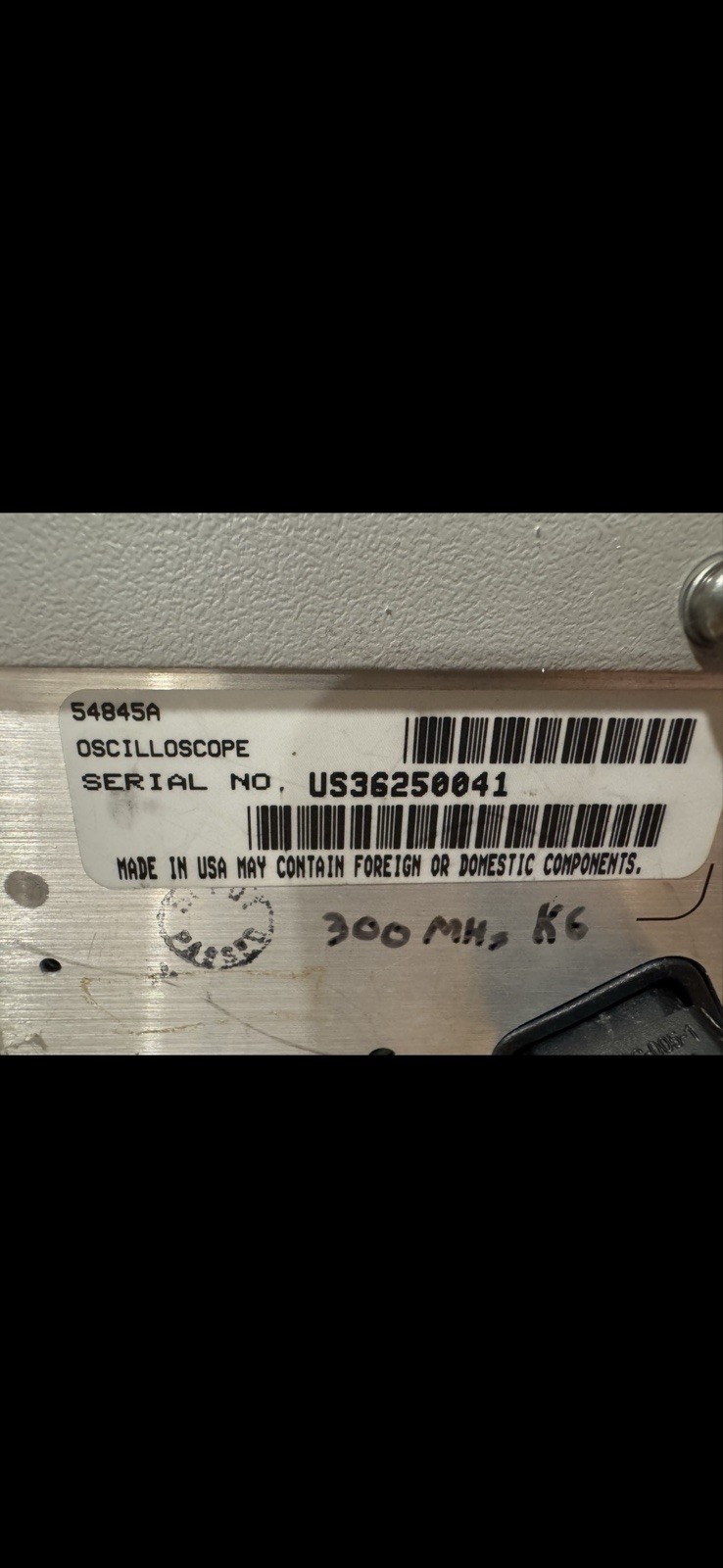 HP 54845A Infiniium Oscilloscope 1.5 MHz 8 GSa/s – Parts Or Repair
