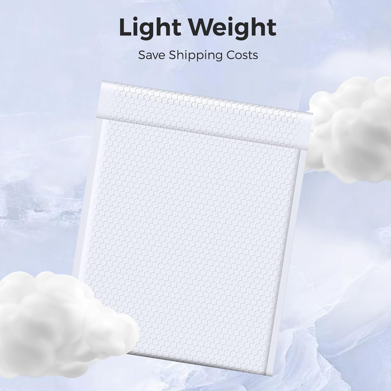 40 White Poly Bubble Mailers 12×16 Large Padded Envelopes 12×15 Mailing Bag