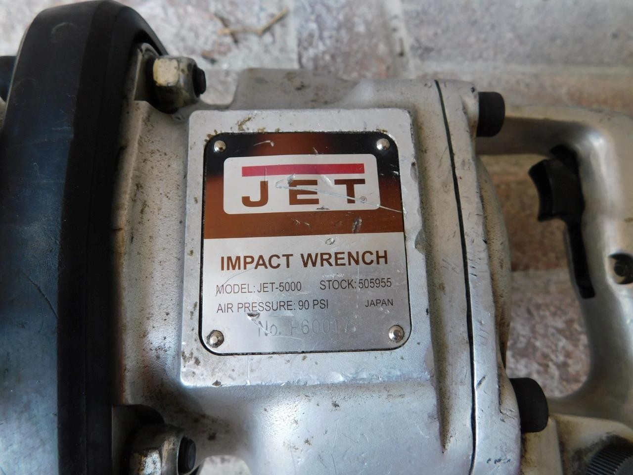 JET 1-1/2″ DRIVE PNEUMATIC IMPACT WRENCH JET-5000 STOCK# 505955 INGERSOLL RAND