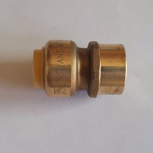 5 PIECES 1/2″ PUSH FIT X 1/2″ FEMALE ADAPTERS – LEAD FREE BRASS