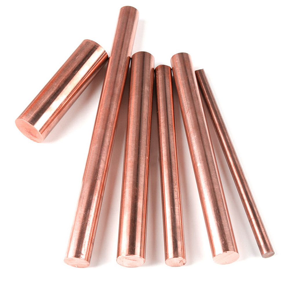 Copper Round Solid Rod Bar 12mm – 60mm Diameter 100 150 200 250 300mm Lengths