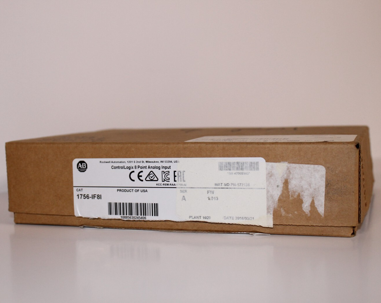 New In Box Allen-Bradley 1756-IF8I ControlLogix 8 Point Analog Input Module