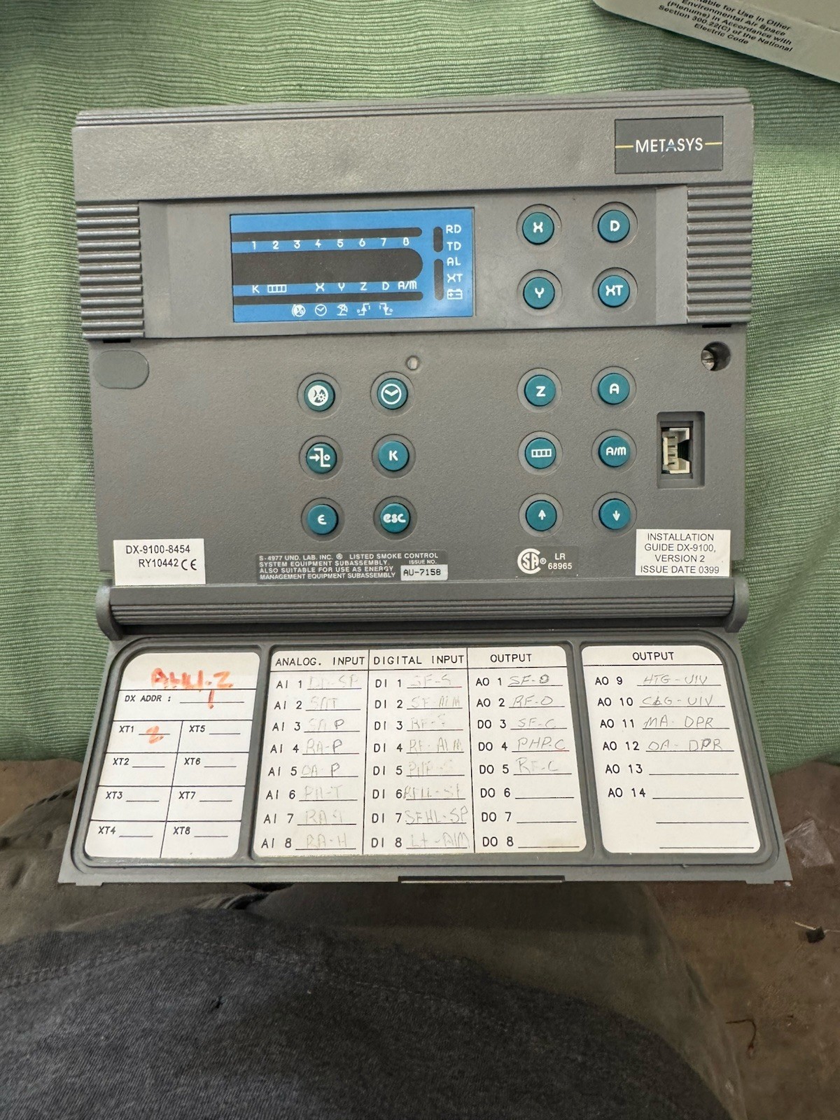 Johnson Controls Dx-9100-8454 Metasys Controller