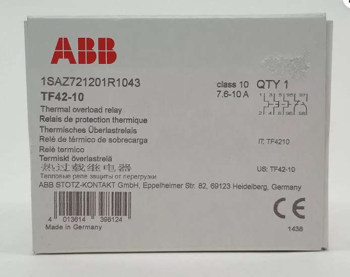 1PC For ABB Thermal Overload Relay TF42-1.7 1SAZ721201R1028 1.3-1.7A