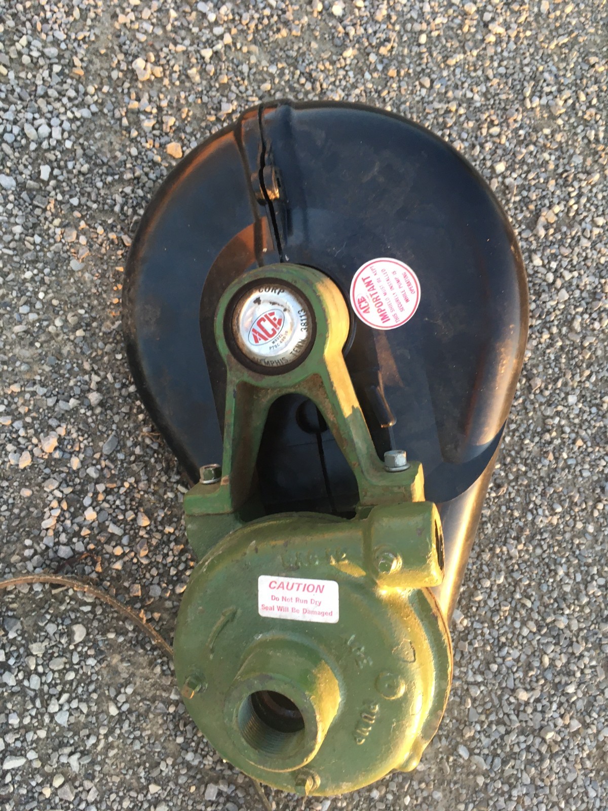 Ace belt driven centrifugal sprayer pump model PTOC – 600 -10